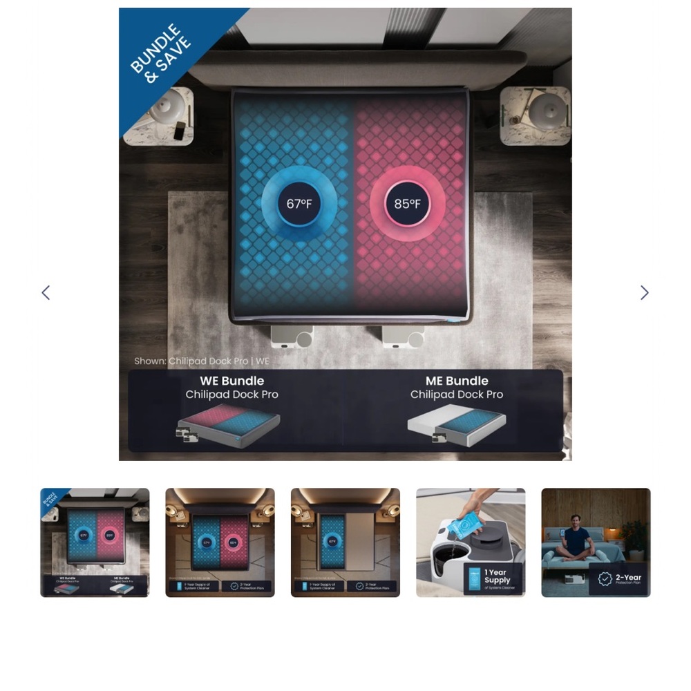 Chilipad Dock Pro Temperature Control Mattress Pad